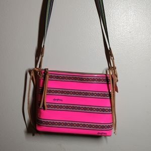 CONSUELA. Bright Pink Crossbody Bag